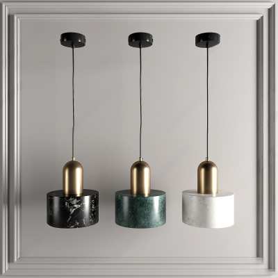 现代吊灯组合3D模型下载